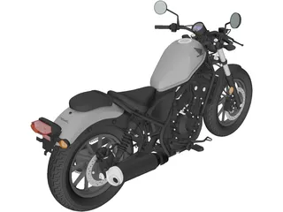 Honda Rebel 500 (2018) 3D Model