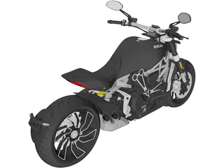 Ducati X-Diavel 3D Model