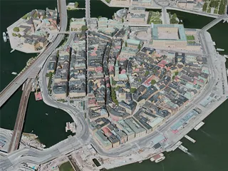 Stockholm City, Sweden (2020) 3D Model