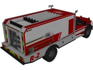 Ford F350 Offroad Pumper (2015) 3D Model