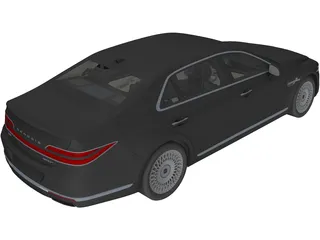 Genesis G90 (2020) 3D Model