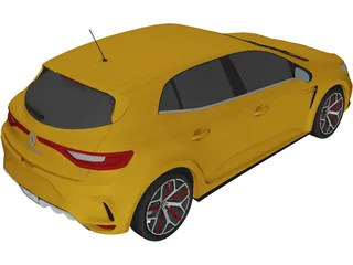 Renault Megane RS Trophy 300 Hatchback (2018) 3D Model