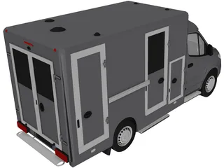 Mercedes-Benz Ambulance 3D Model