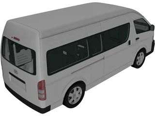 Toyota Hiace (2012) 3D Model