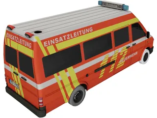 Feuerwehr ELW 3D Model