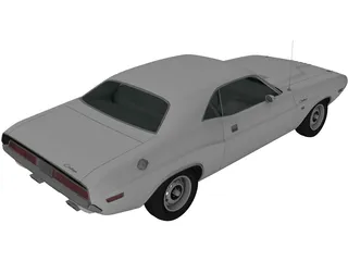 Dodge Challenger (1970) 3D Model