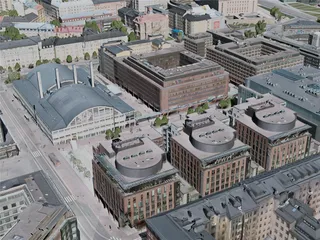 Helsinki City, Finland (2020) 3D Model
