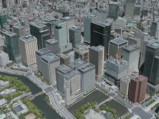 Tokyo City, Japan (2020) 3D Model