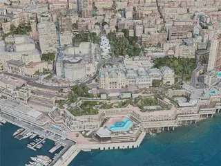 Monaco City, Monaco (2020) 3D Model