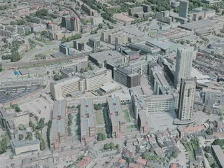 Eindhoven City, Netherlands (2020) 3D Model