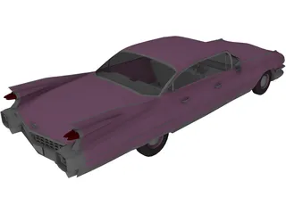 Cadillac Fleetwood Brougham (1959) 3D Model