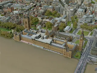 London City, UK (2020) 3D Model