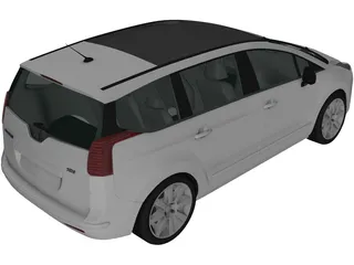 Peugeot 5008 (2010) 3D Model