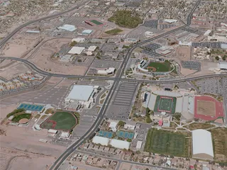 Albuquerque City, USA (2020) 3D Model