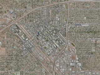 Fresno City, USA (2020) 3D Model