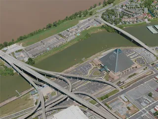 Memphis City, USA (2020) 3D Model