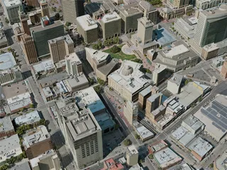 Oakland City, USA (2020) 3D Model