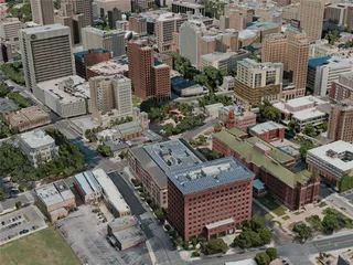 San Antonio City, USA (2020) 3D Model