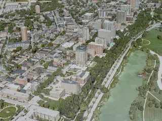 Milwaukee City, USA (2020) 3D Model