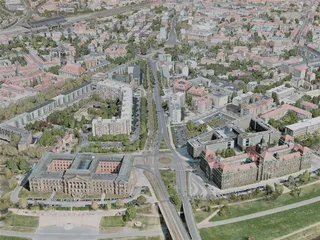 Dresden City, Germany (2020) 3D Model