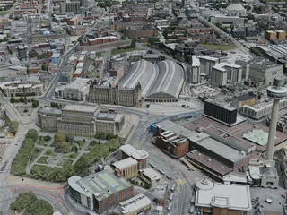 Liverpool City, UK (2020) 3D Model