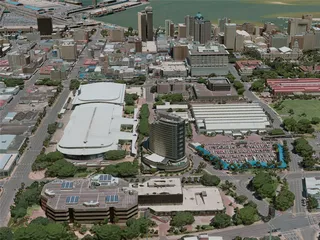 Durban City, South Africa (2020) 3D Model