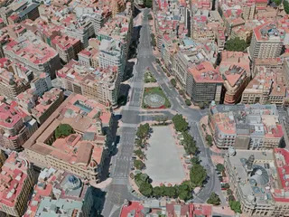 Valencia City, Spain (2020) 3D Model