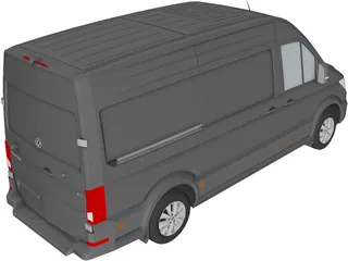 Volkswagen Crafter (2017) 3D Model