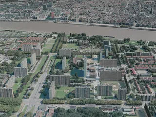 Antwerp City, Belgium (2020) 3D Model