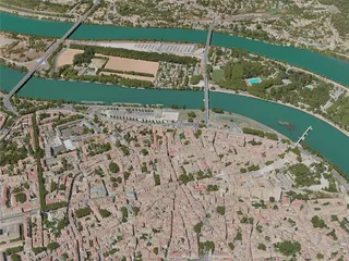 Avignon City, France (2020) 3D Model