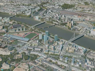 Nantes City, France (2020) 3D Model