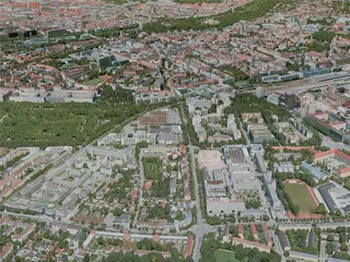 Munich City, Germany (2020) 3D Model