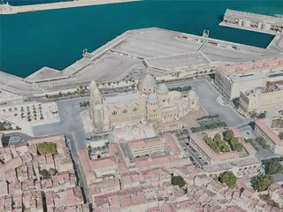 Marseille City, France (2020) 3D Model