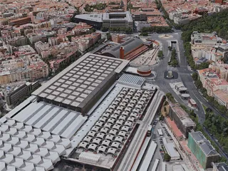 Madrid City, Spain (2020) 3D Model