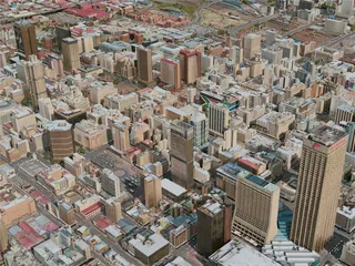 Johannesburg City, South Africa (2020) 3D Model