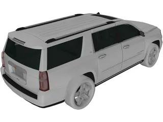 Chevrolet Suburban LTZ (2018) 3D Model