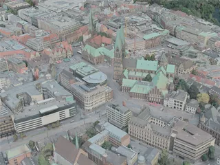 Bremen City, Germany (2020) 3D Model