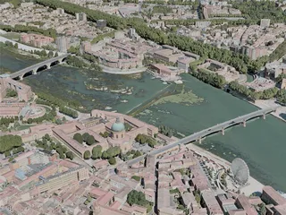Toulouse City, France (2020) 3D Model