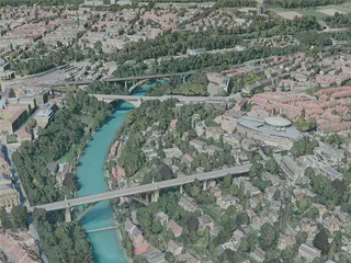 Bern City, Switzerland (2020) 3D Model