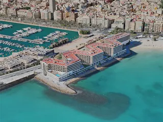 Alicante City, Spain (2020) 3D Model