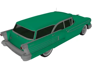 Oldsmobile 88 Fiesta Wagon (1958) 3D Model