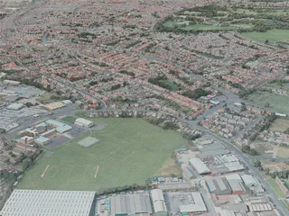 Blackpool City, UK (2020) 3D Model