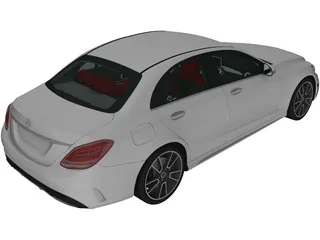 Mercedes-Benz C-Class (2018) 3D Model