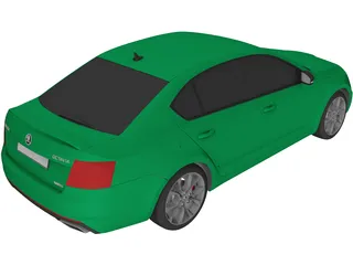 Skoda Octavia RS (2017) 3D Model