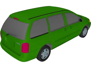 Mazda MPV (2000) 3D Model