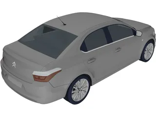 Citroen C-Elysee (2013) 3D Model