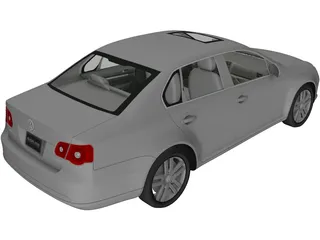 Volkswagen Jetta (2006) 3D Model