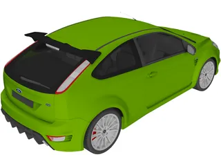 Ford Focus RS (2009) 3D Model