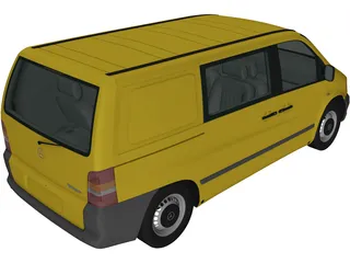 Mercedes-Benz Vito (1996) 3D Model