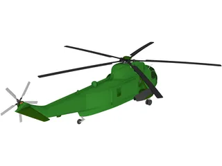 Sikorsky VH-3D Sea King (Presidential) 3D Model